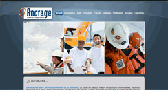 Desktop Screenshot of ancrage.fr